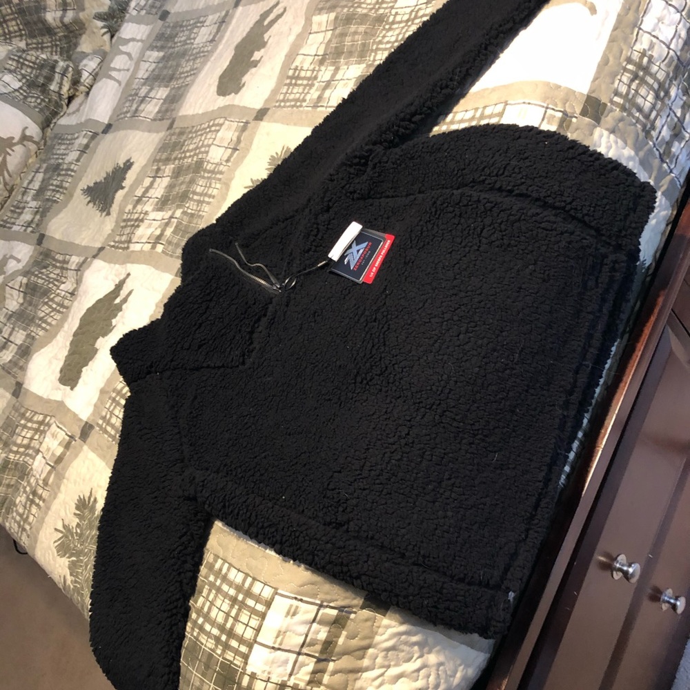 1/4 zip Sherpa pullover